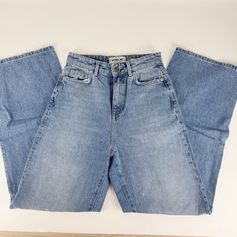 New Look Adalae High-Waisted Wide Leg Jeans